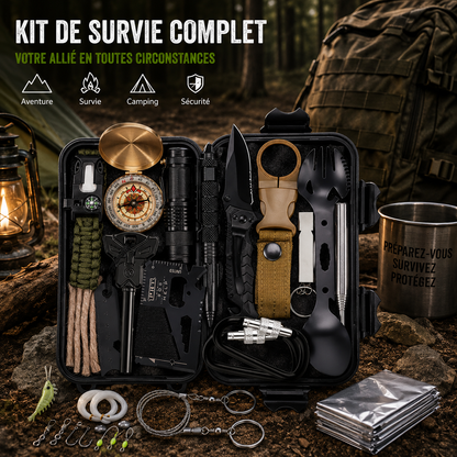 Kit de Survie Outdoor – Les Outils Essentiels pour Rester Prêt en Toutes Circonstances
