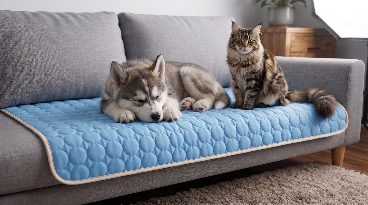 Tapis Rafraîchissant pour Chien et Chat – Un Havre de Fraîcheur pour les Journées d’Été