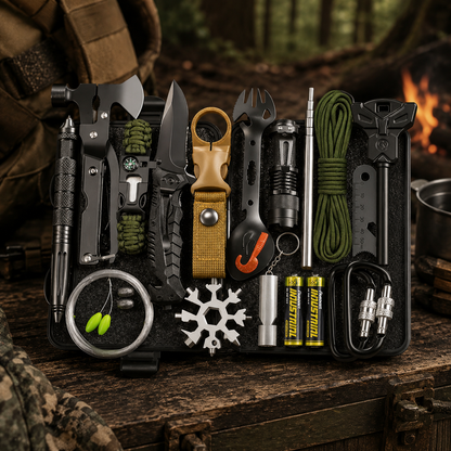 Kit de Survie Outdoor – Les Outils Essentiels pour Rester Prêt en Toutes Circonstances