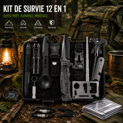 Kit de Survie Outdoor – Les Outils Essentiels pour Rester Prêt en Toutes Circonstances
