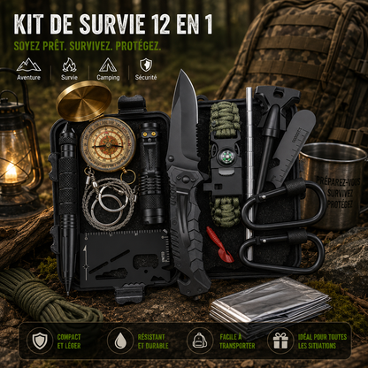 Kit de Survie Outdoor – Les Outils Essentiels pour Rester Prêt en Toutes Circonstances