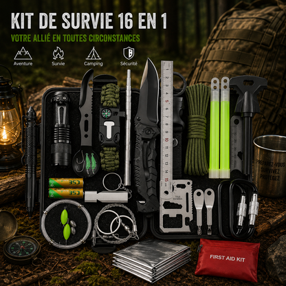 Kit de Survie Outdoor – Les Outils Essentiels pour Rester Prêt en Toutes Circonstances