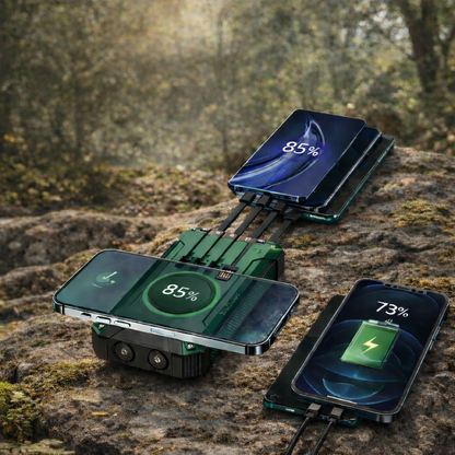 Wireless Charger Solar Portable Power Source